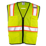 1580 Kishigo 6 Pocket Contrast Vest - Economy