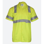 447515CP IRONWEAR HI-VIS POLO CLASS 3 SHORT SLEEVE LIME