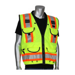 449811CP PIP CLASS 2 2-TONE 15 POCKET SURVEYOR VEST
