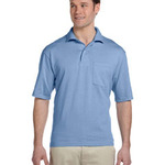Jerzees Adult 5.6oz SpotShield Pocket Jersey Polo