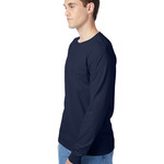 Hanes Men's 6oz Authentic-T Long-Sleeve Pocket T-Shirt