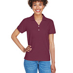 Devon & Jones Ladies' Pima Piqué Short-Sleeve Y-Collar Polo