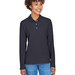 Devon & Jones Ladies' Pima Piqué Long-Sleeve Polo