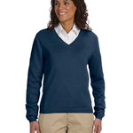 381810CP Devon & Jones Ladies' V-Neck Sweater