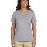 LAT Ladies' Premium Jersey V-Neck T-Shirt