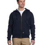 Dickies Men's 470 Gram Thermal-Lined Full-Zip Hooded Fleece