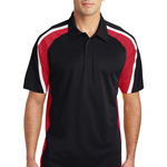 Sport Tek Tricolor Micropique Sport Wick Polo