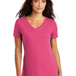 232595CP District Ladies Perfect Weight V Neck T-Shirt