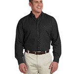 Harriton Men's 6.5oz Long-Sleeve Denim Shirt