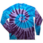 Tie-Dye Adult 5.4oz 100% Cotton Long-Sleeve T-Shirt