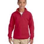 JERZEES Youth NuBlend 1/4-Zip Cadet Collar Sweatshirt