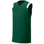 284598CP A4 Adult Moisture Management V Neck Muscle Shirt