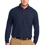 291312CP Port Authority Tall Silk Touch Long Sleeve Polo