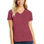 District Ladies Perfect Blend V Neck T-Shirt