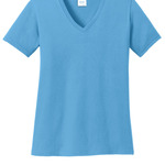 182442CP Port & Company Ladies Core Cotton V-Neck T-Shirt