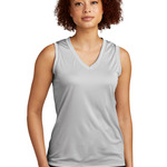 397925CP Ladies Sleeveless PosiCharge ® Competitor V Neck Tee