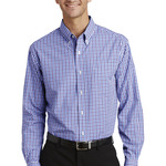 311917CP Port Authority Long Sleeve Gingham Easy Care Shirt