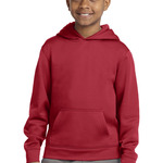 Sport Tek Youth Sport Wick Fleece Hooded Pullover