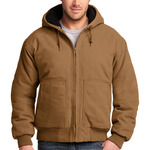 329793CP Washed Duck Cloth Insulated Hooded Work Jacket