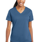 Sport-Tek Ladies PosiCharge RacerMesh V-Neck Tee