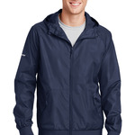 Sport Tek Embossed Hooded Wind Jacket