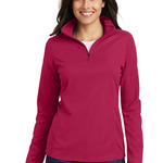 Port Authority Ladies Pinpoint Mesh 1/2 Zip