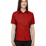 285473CP Ash City - North End Ladies' Fuse Colorblock Twill Shirt