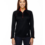 North End Ladies' Radar Half-Zip Performance Long-Sleeve Top
