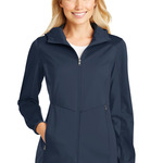 Port Authority Ladies Active Hooded Soft Shell Jacket