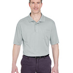UltraClubAdult Cool & Dry Sport Polo with Pocket