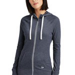 New Era Ladies Sueded Cotton Blend Full Zip Hoodie