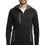 Eddie Bauer Sport Hooded Full Zip Fleece Jacket