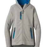 Eddie Bauer Ladies Sport Hooded Full Zip Fleece Jacket