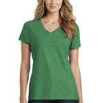 374543CP Port & Company Ladies Fan Favorite Blend V--Neck Tee