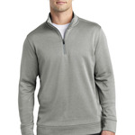 Sport Tek PosiCharge Sport Wick Heather Fleece 1/4 Zip Pullover