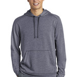 Sport Tek PosiCharge Tri Blend Wicking Fleece Hooded Pullover