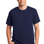 Jerzees Dri Power Active 50/50 Cotton/Poly Pocket T-Shirt