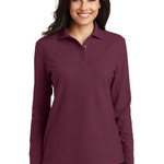 Port Authority Women's Silk Touch Long Sleeve Polo