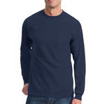 Port & Company Long Sleeve Essential Pocket Tee