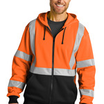 CSF300 A107 Class 3 Heavy Duty Fleece Full Zip Hoodie