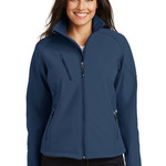 232597CP Port Authority Ladies Textured Soft Shell Jacket