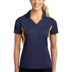 Sport Tek Ladies Side Blocked Micropique Sport Wick Polo