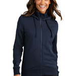 L814 Ladies Smooth Fleece Hooded Jacket
