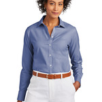 453593CP Women's Wrinkle Free Stretch Pinpoint Shirt