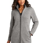443406CP Ladies Arc Sweater Fleece Long Jacket