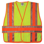 NSI Ultrabrite Workwear Class 2 Adjustable 2-Tone 4-Season Mesh Traffic Safety Vest